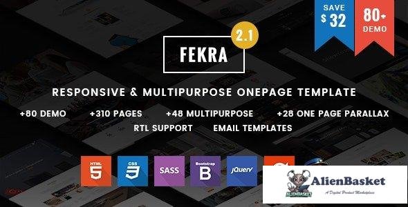 40061 Fekra - Responsive One/Multi Page HTML5 Template 