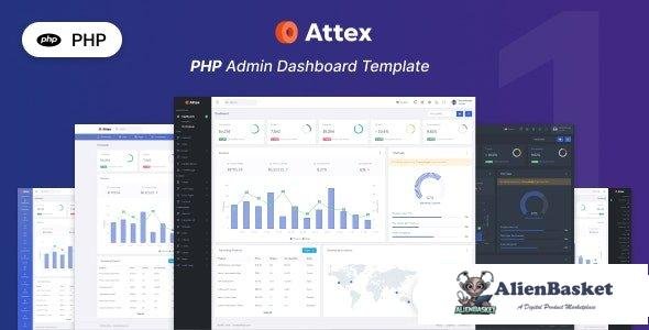 40084 Attex - PHP Admin & Dashboard Template 