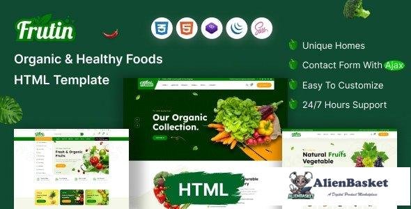 40164 Frutin - Organic & Healthy Food HTML Template 