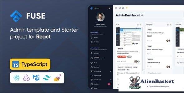 40178 Fuse React TS v9.0.1 - Advanced React TypeScript Admin Interface 