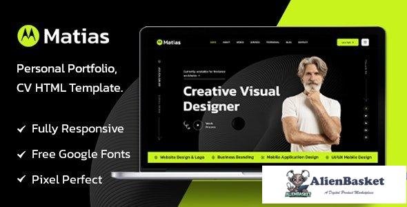 40201 Matias - Personal Portfolio HTML Template 