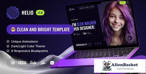 40232 Helio - Coming Soon and Landing Page Template 