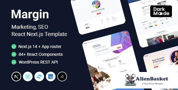 40333 Margin - Marketing SEO Next.js React Template 