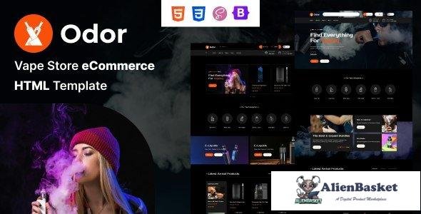 40331 Odor - Vape Store eCommerce HTML Template 