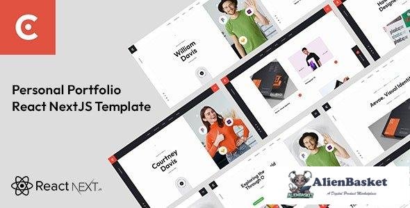 40337 Courtney - React Personal Portfolio NextJS Template 