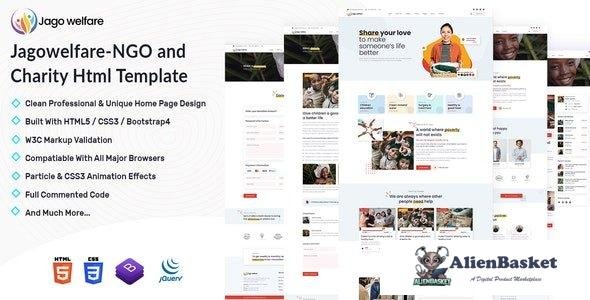 40598 Jagowelfare - NGO and Charity Html Template 