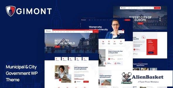 40610 Gimont v1.0.4 - City Government WordPress Theme 