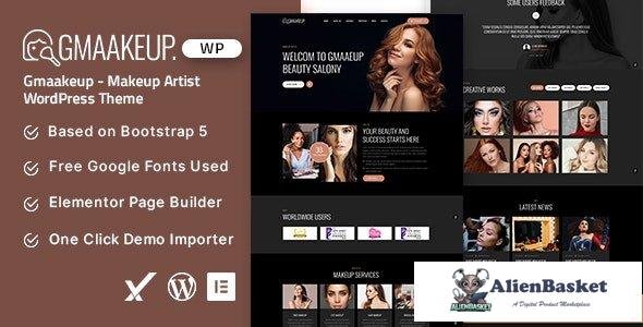 40618 Gmaakeup v1.0 - Makeup Artist WordPress Theme 