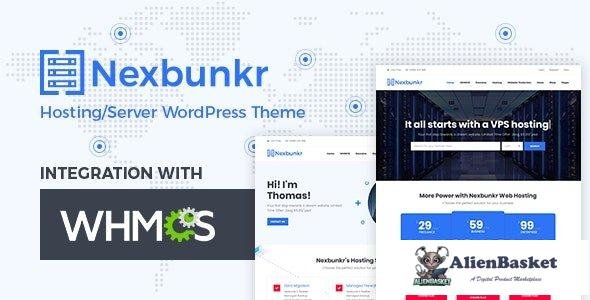 40635 Nexbunker v1.5 - Hosting/Server WordPress Theme + WHMCS 