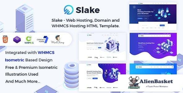 40674 Slake - Web Hosting, Domain and WHMCS Hosting HTML Template 