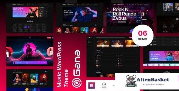 40728 Gana v1.0.3 - Music and Event WordPress Theme 