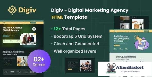 40731 Digiv - Digital Marketing Agency HTML Template 