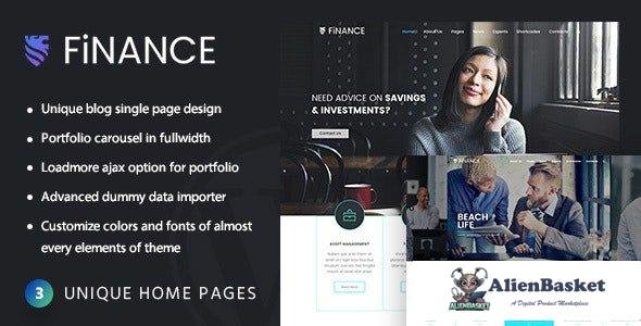 40798 Finance Consultant v2.8 - Consulting WordPress Theme 