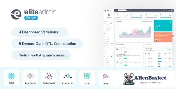 40815 Elite - React Admin Template 