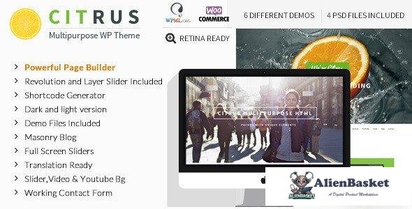 40845 Citrus v3.5 - One Page WordPress 