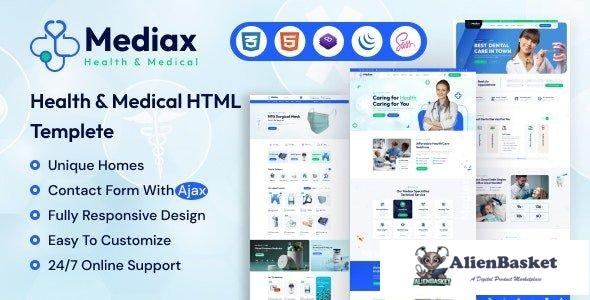 40962 Mediax v1.0 - Health & Medical Service HTML Template 