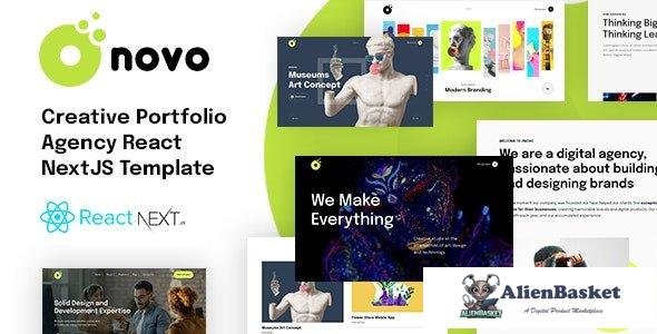 41029 Onovo - React Portfolio Agency NextJS Template 