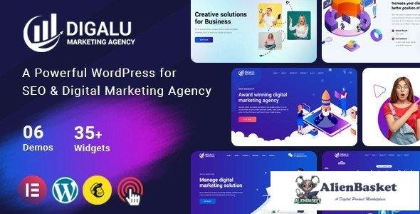 41034 Digalu v1.0.1 - Digital Marketing Agency WordPress 