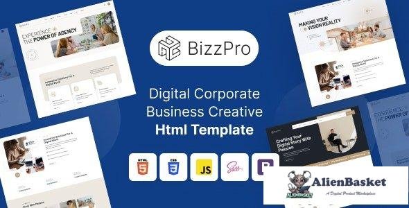 41109 Bizzpro – Digital Corporate Business Creative Html Template 