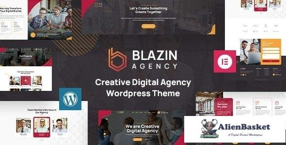 41122 Blazin Agency v1.1 - Creative WordPress Theme 