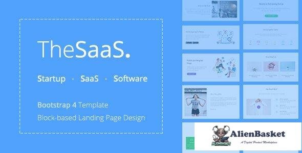 41194 TheSaaS v2.2.3 - Responsive Bootstrap SaaS, Startup & WebApp Template 