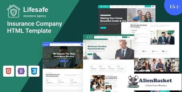 41332 Lifesafe - Insurance Company HTML Template 