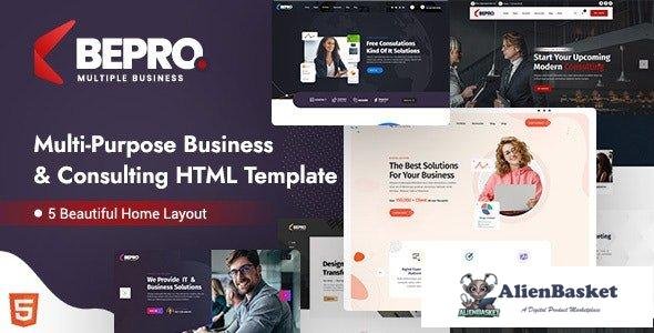 41391 Bepro - Multipurpose Business HTML Template 