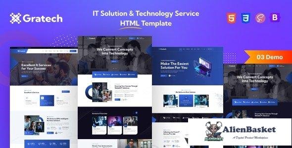 41431 Gratech - IT Service And Technology HTML Template 