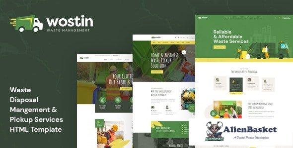 41545 Wostin - Waste Pickup Services HTML Template 