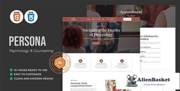 41546 Persona - Psychology & Counseling HTML Template 