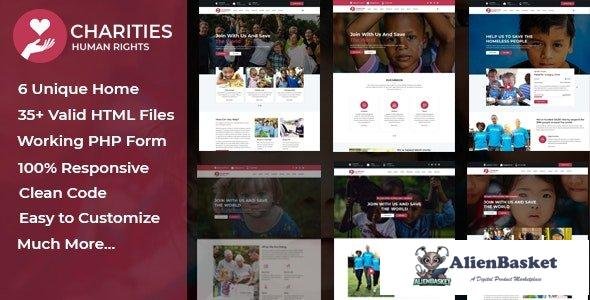 41576 Charities - Charity & Nonprofit Template 