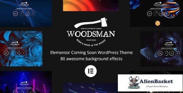 41600 Woodsman v4.0.0 - Elementor Coming Soon WordPress Theme 