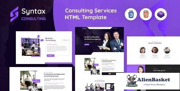 41700 Syntax - Consulting Services HTML Template 