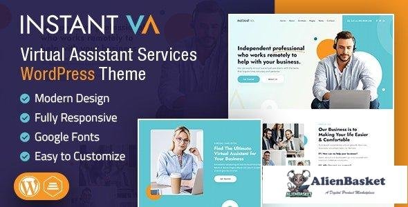 41761 Instant VA v1.0 - Virtual Assistant WordPress Theme 