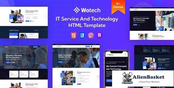 41882 Wotech - IT Service And Business HTML Template 