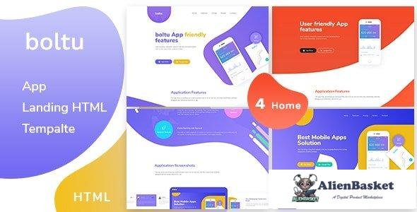 41887 Boltu - App Landing Page 