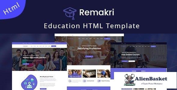 41909 Remakri - Education Course HTML Template 