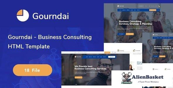 41913 Gourndai - Business Consulting HTML Template 