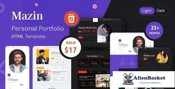 41951 Mazin - Personal Portfolio HTML Template 