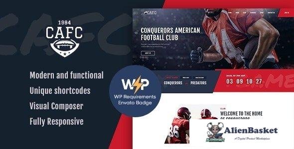 42027 Conquerors v1.2.13 - American Football & NFL WordPress Theme 