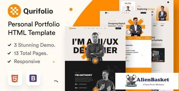 42090 Qurifolio v1.0 - Personal Creative Portfolio 