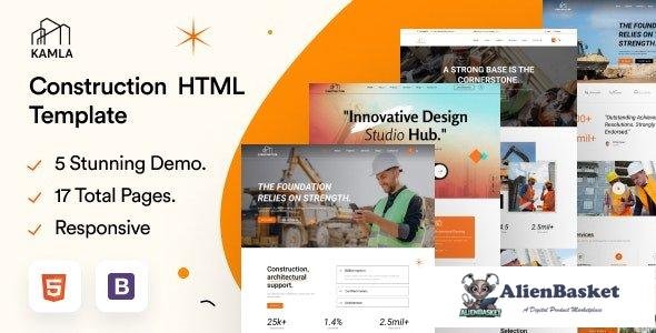 42091 Kamla - Construction HTML5 Template 