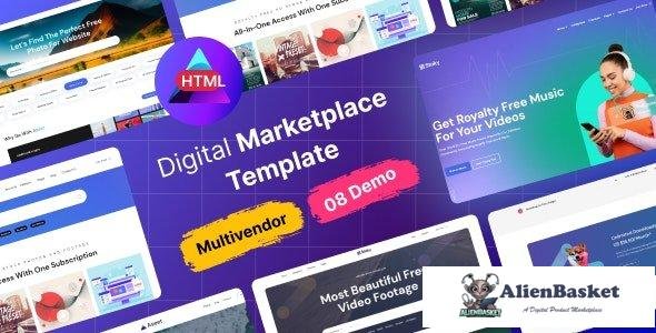 42093 Markety - Digital Marketplace HTML Template 