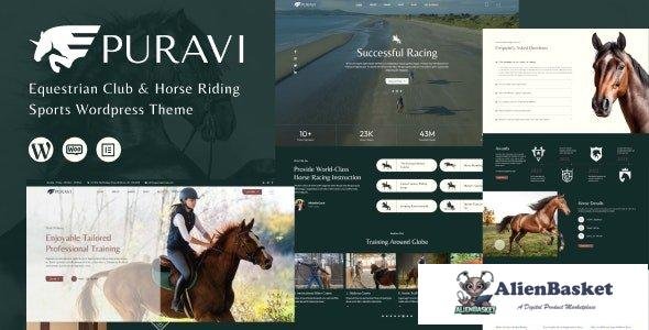 42120 Puravi v1.0.1 - Equestrian Club & Horse Riding Sports Theme 