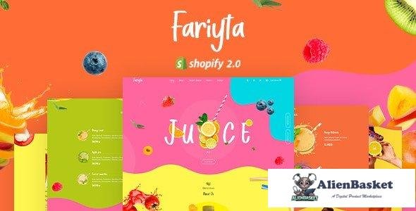 42142 Faryita - Juice & Health Drinks Shopify Theme 