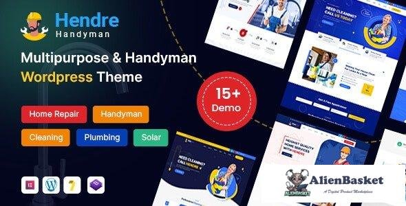 42195 Hendre v1.0 - Repaire, Plumbing & Handyman Services WordPress Theme 