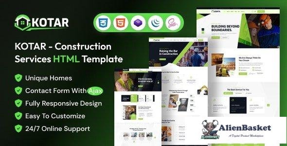 42226 Kotar - Construction Company HTML Template 