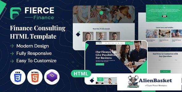 42278 Fierce Finance - HTML Template 