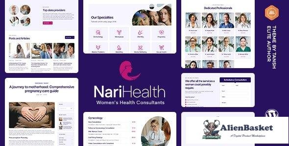 42287 NariHealth v1.0.4 - Women's Health Consultant WordPress Theme 