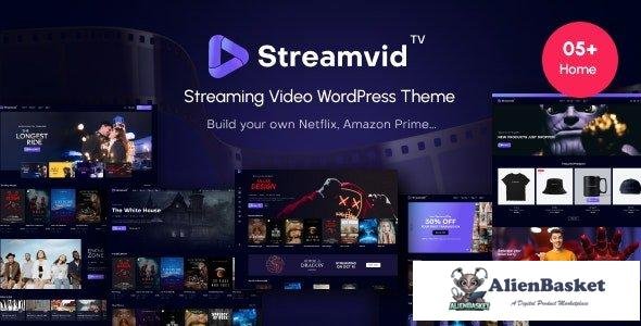 42943 StreamVid v5.1.1 - Streaming Video WordPress Theme 